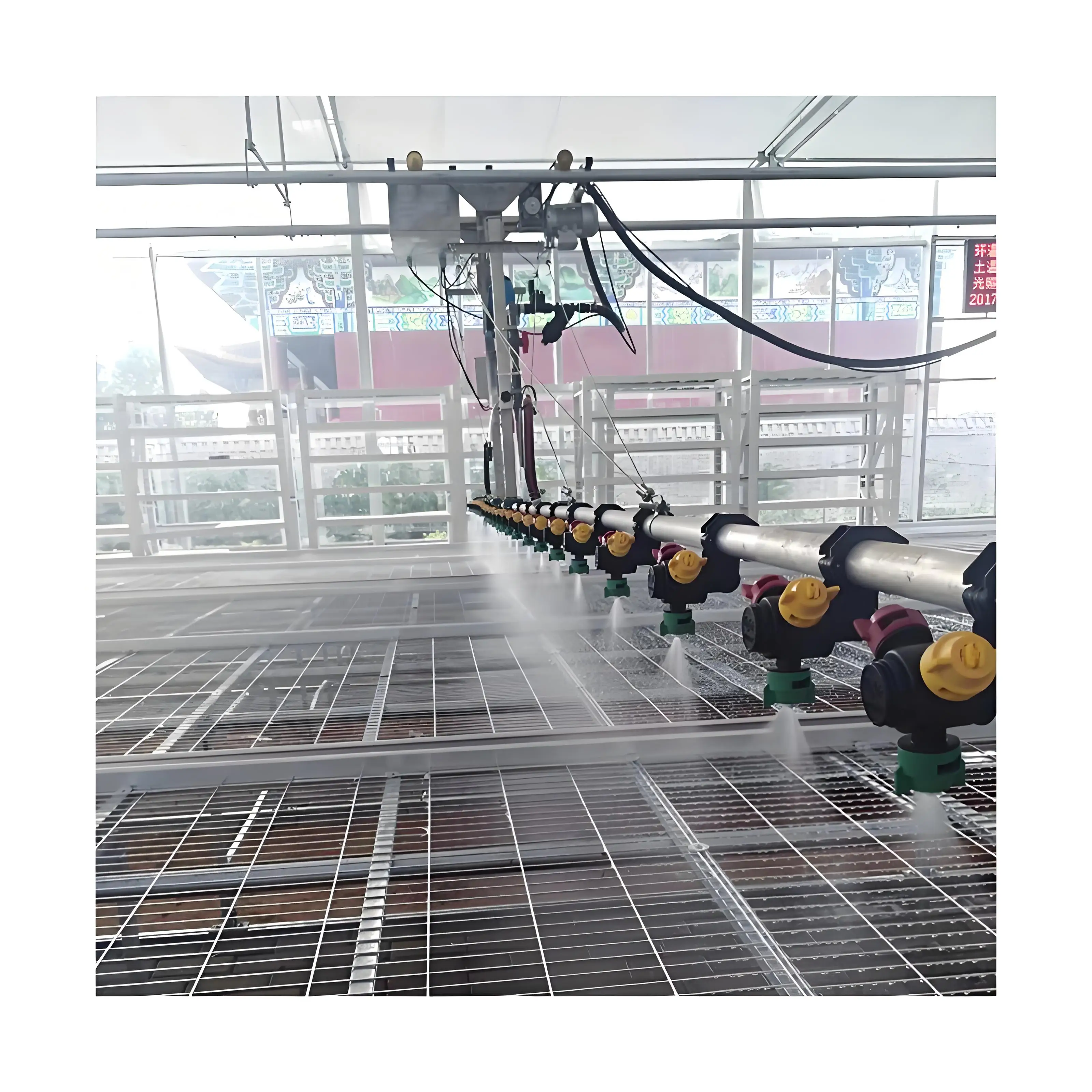 Movable Spray Irrigation System for Agricultural Greenhouses Greenhouse Equipment