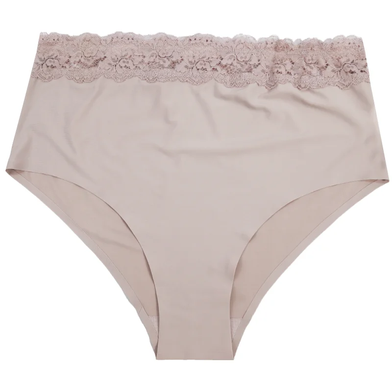 Hot Sell Wholesale Seamless Laser Cut Briefs Panties High Waist Thong No Show Invisible Lingerie Women Seamless Panties