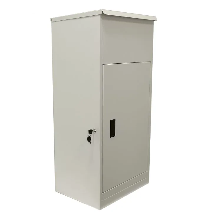 Custom Made American Stylish Outdoor Antirust Inbuilt Mailbox Parcel Delivery Drop Box Parcel Box