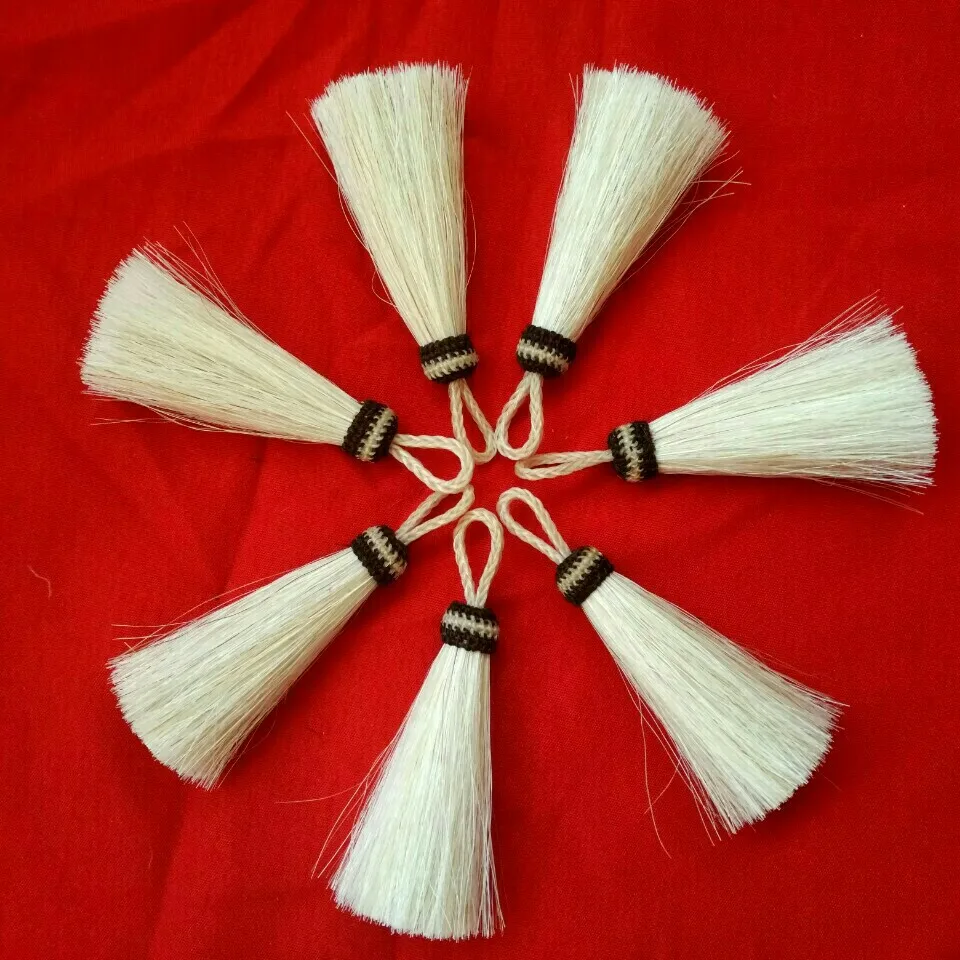 horse hair tassels for chinese knot tassels