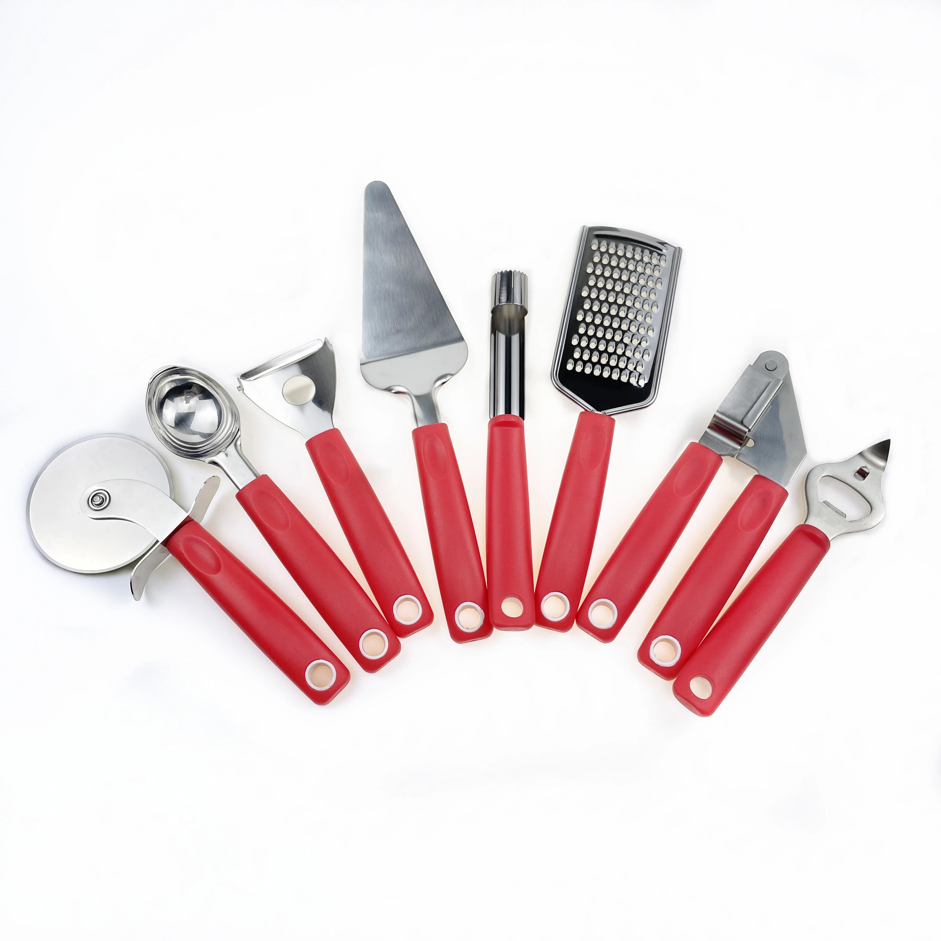 Amazon hot sale stainless steel Kitchen gadget set 8 piece for kitchen fruit and vegetable tool