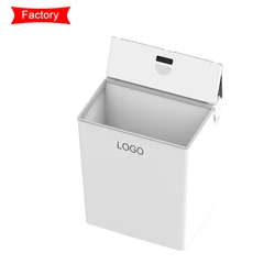 Smart sensor trash can bathroom bedroom Innovation One step collections automatic bag collection electric Smart sensor trash can