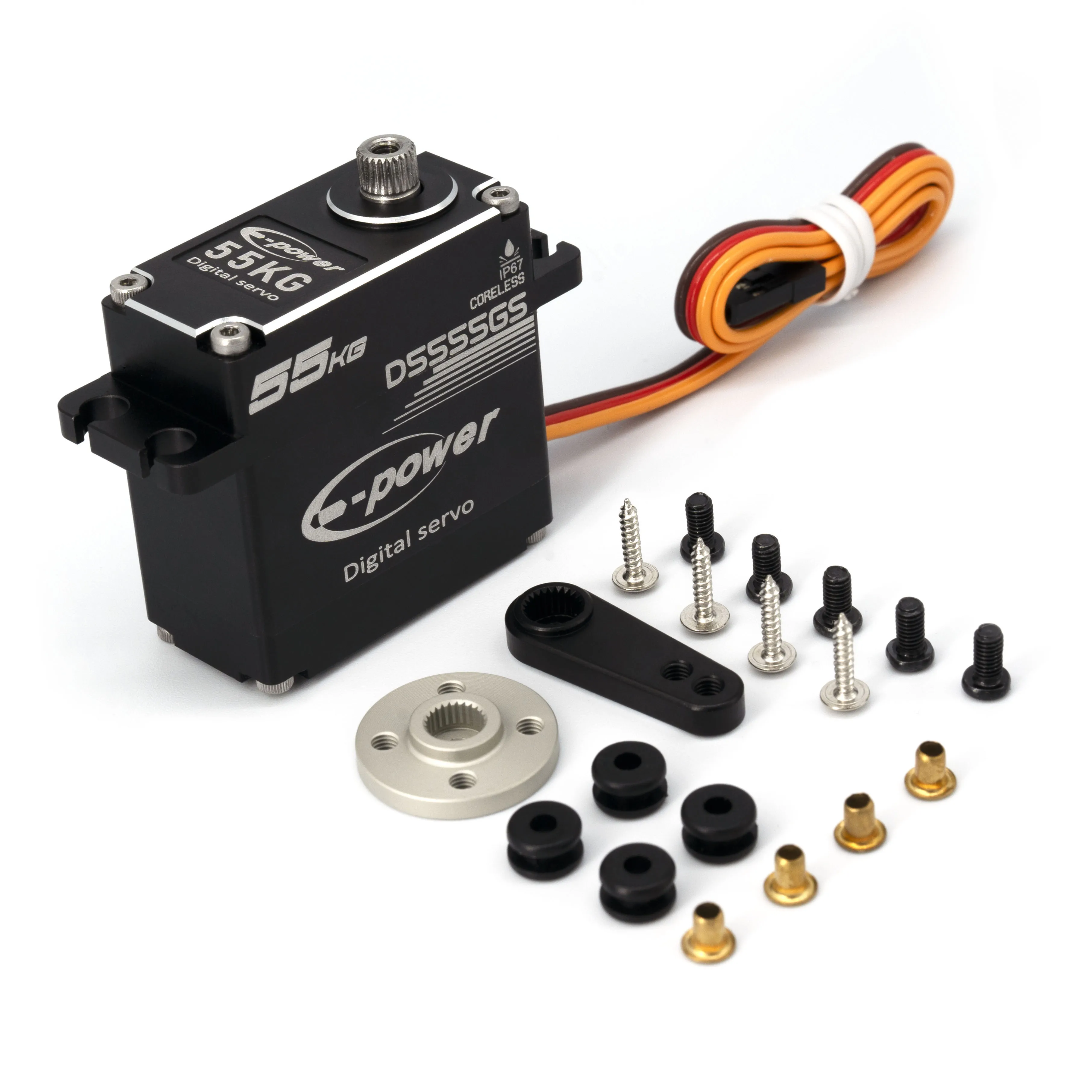 E-Power Waterproof 55kg Large Torque Digital Coreless Motor Servo Rc