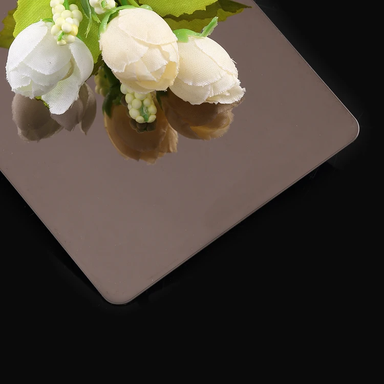 China manufacture new design gold rose 4* 8 stainless steel sheets plate board for decoration