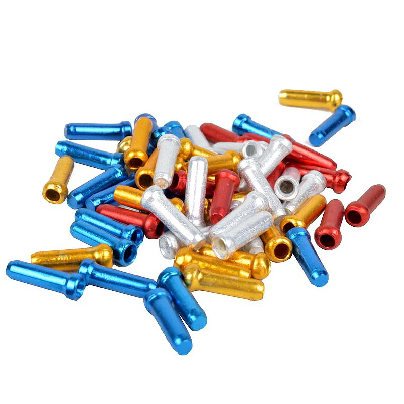
Bicycle Line Pipeline Aluminum Alloy Anode Tail Cap Variable Speed Brake Wire Core Cap 