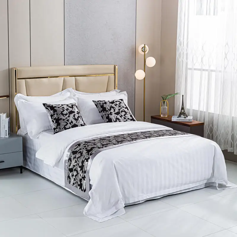 most popular stripe sheets featured in luxury hotels easy care hotel bedding with best wholesale prices