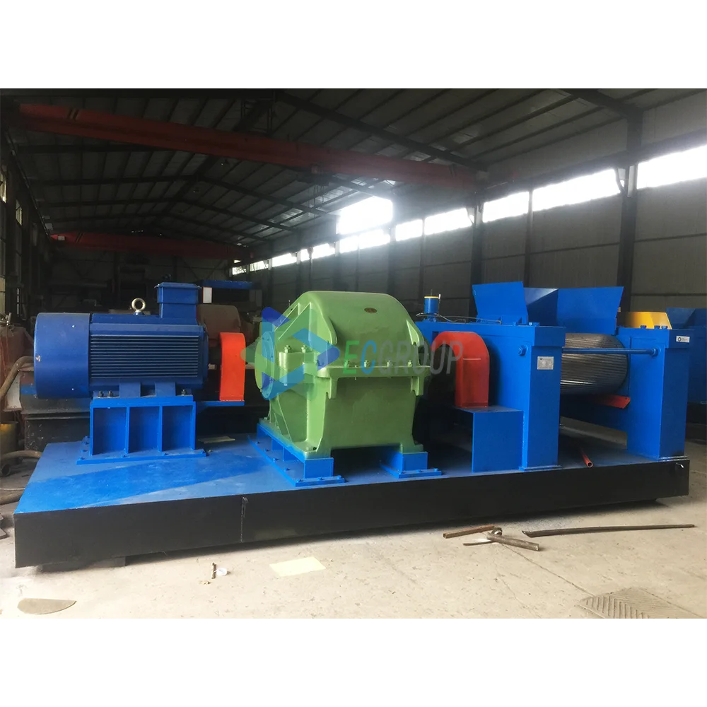 Waste Tyre Recycling Rubber Powder Making Machine / Tire Shredder Machine