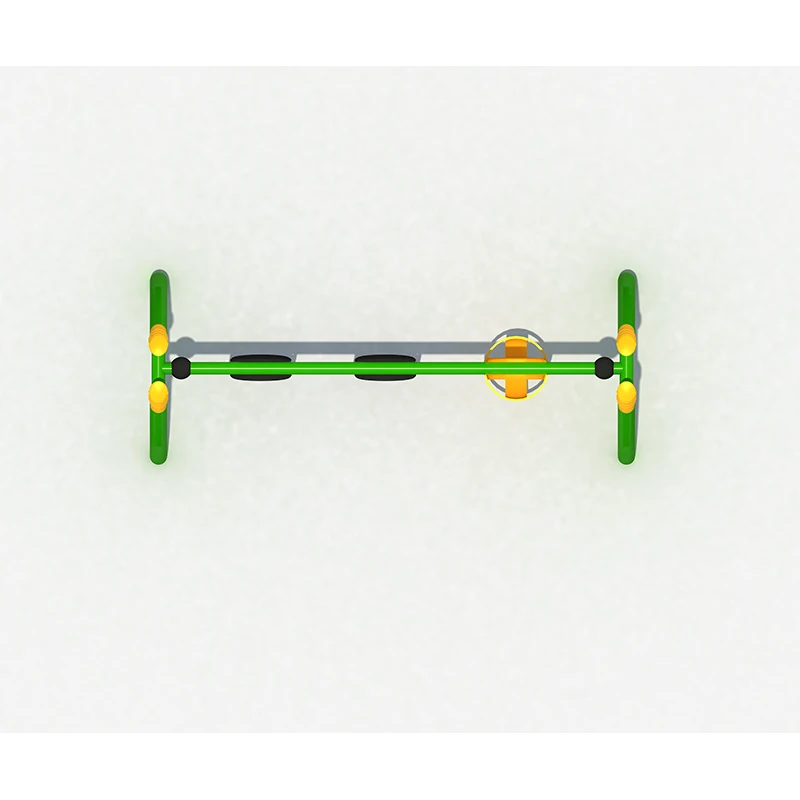 Amusement park play equipment for adults kids outdoor modern swing children game toys