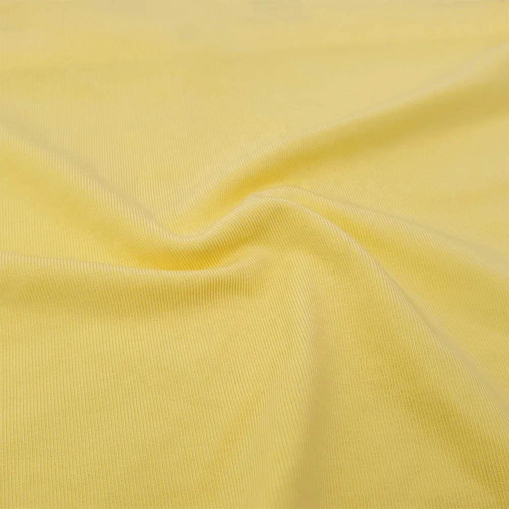 1 x 1 Tencel 97% polyester 7% Spandex soft Rib fabric for Summer T shirts or sweat shirt and sport coat Various colors choseable