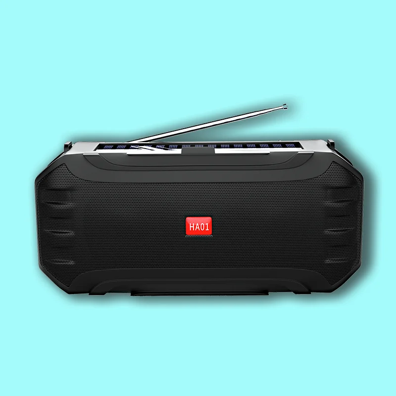  Factory direct with FM broadcasting function and lighting sale portable stereo wireless