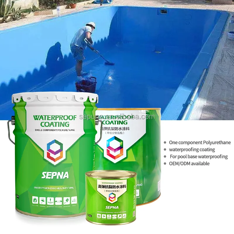 Продажа с завода, однокомпонентное полиуретановое водонепроницаемое покрытие SEPNA PU110