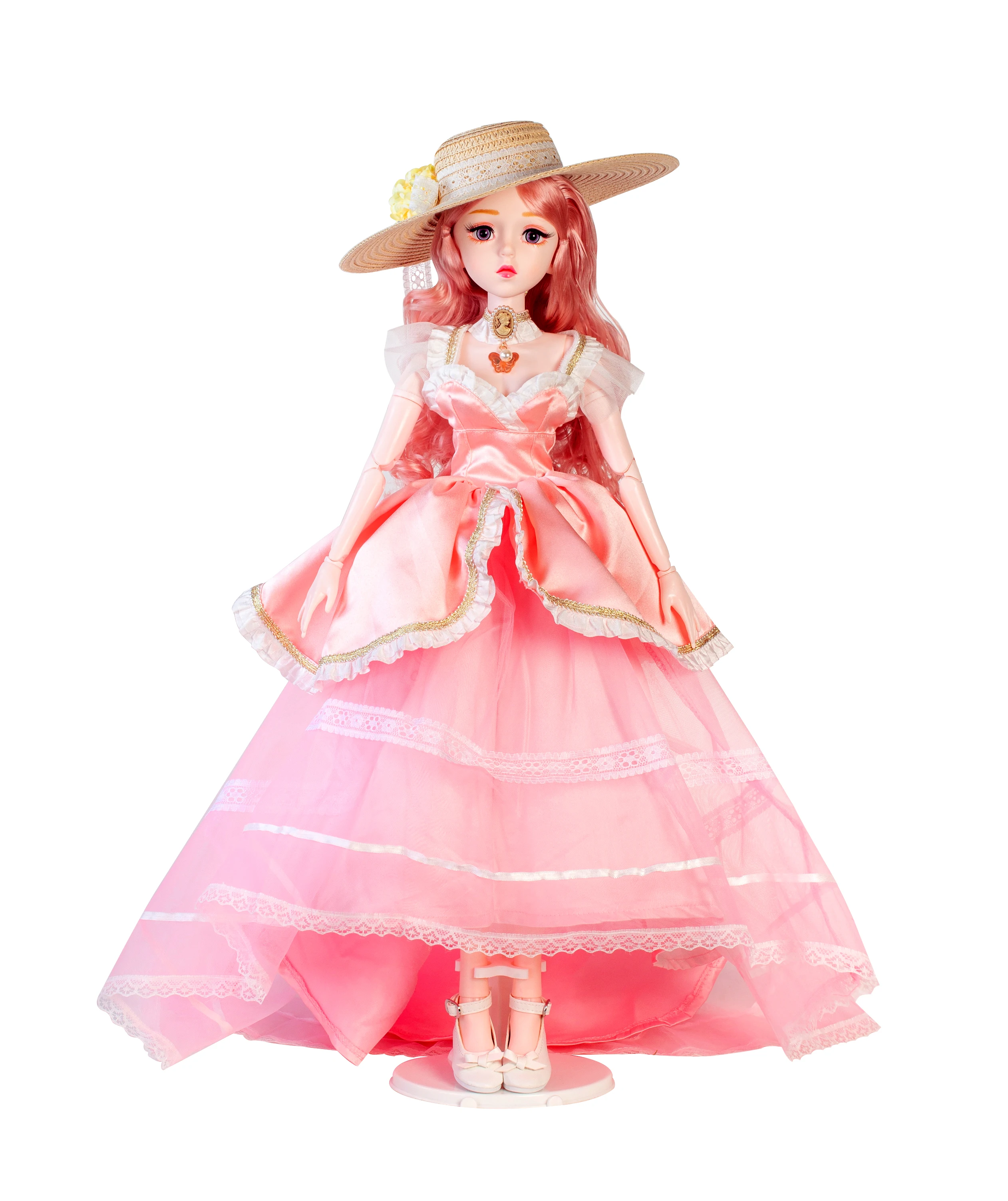 2023 Wholesale Price High Quality Original Design Luxury 1/3 Scale 60 cm Princess Doll Baby Toy with Elegant Doll Dress For Kids