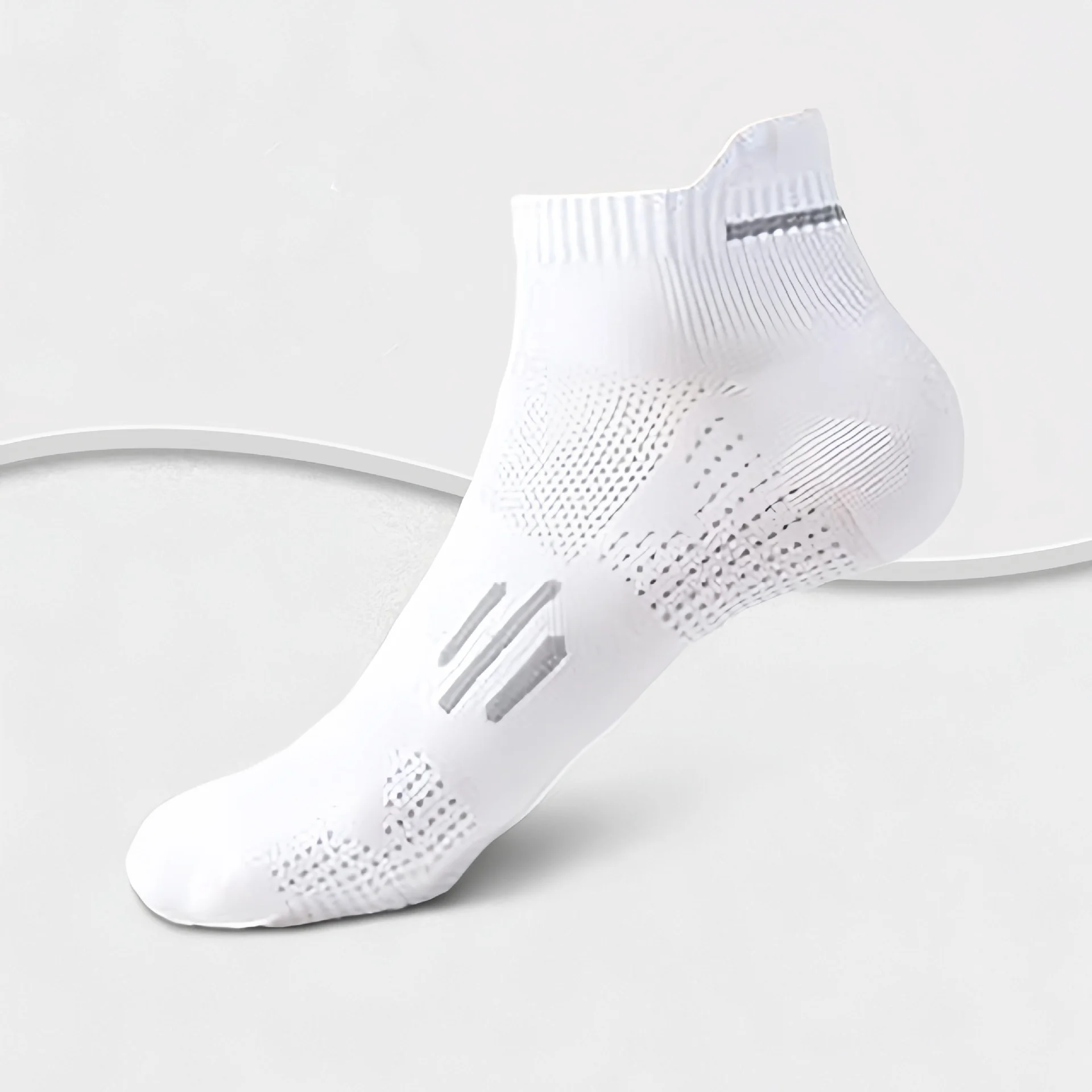 Wholesale Solid Color Oem Custom Made Design Logo Mens Sock Manufacturers Running Ankle Sport Basketball Socks