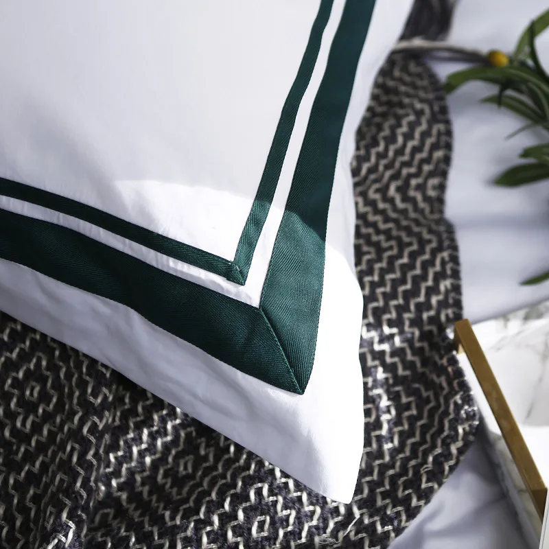 Wholesale Hotel Bed Linen Bedding Set 100% Egyptian Cotton Bed Sheet With duvet cover sets   cotton sheet sets