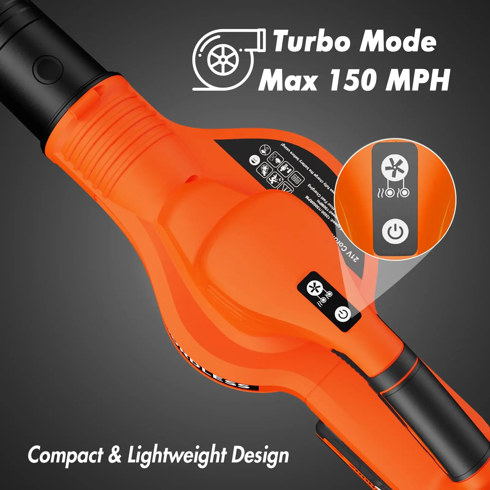 Mini Turbo Jet Fan Handheld High Speed Computer Cleaner Rechargeable Air Blower Removing Dust Camping Fan