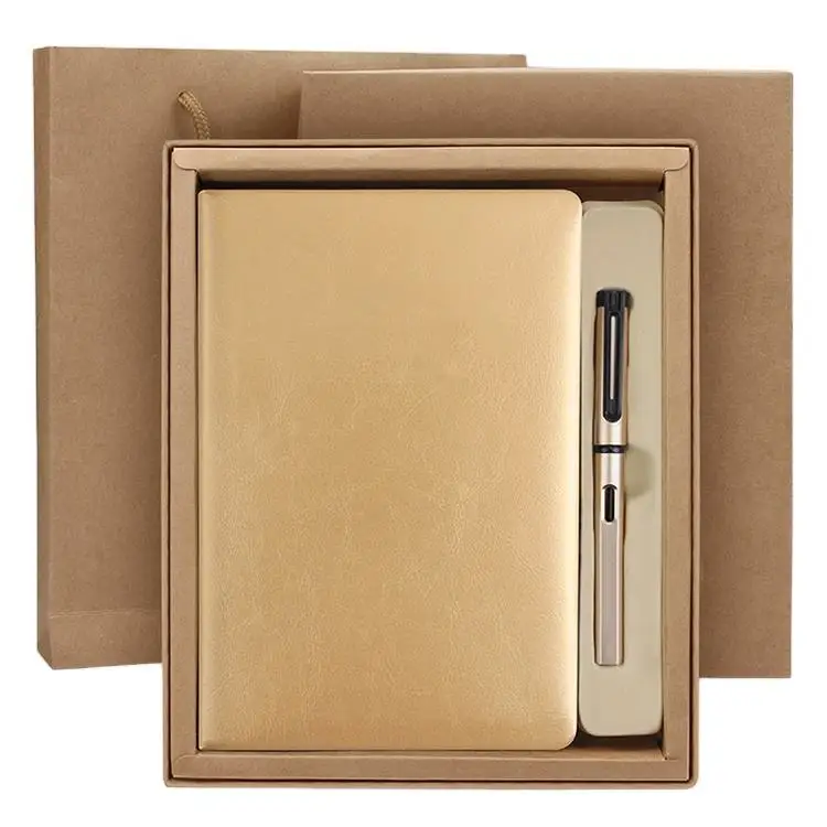 2024 New Products Custom Logo Promotional Products For Business Giveaway A6 A5 Notebook With Pen Corporate Gift Sets Items