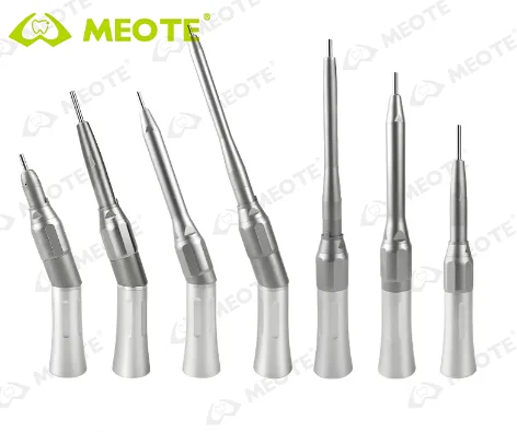Foshan meite 1:1 Dental high speed Low Speed 20 degrees Surgical Straight Handpiece dental turbine air Contra Angle Handpiece