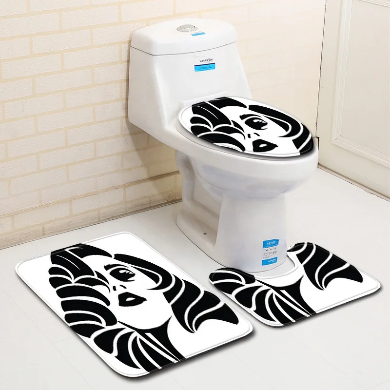 Bathroom Warmer Washable Cloth Toilet Seat Cover Pads Warm Toilet Seat Cushion Plush Toilet Seat Cover