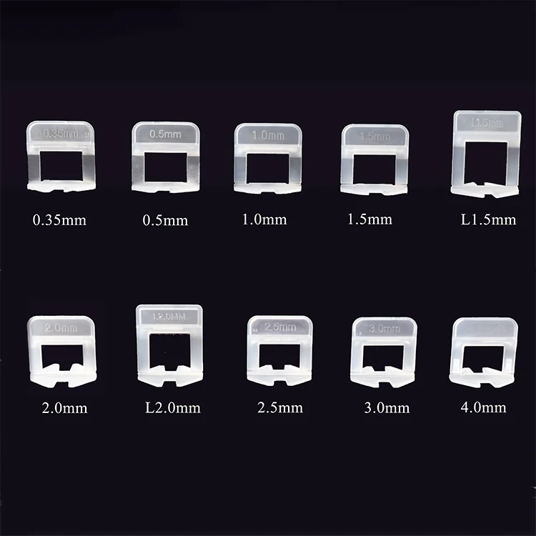 Tile Clips Leveling System Accessories Spacer 1.0mm