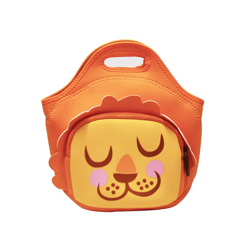 Custom Cute Neoprene Lunch Bag Wholesale High Quality Animal Lunch Cooler Bags For Kids baby bags for mom