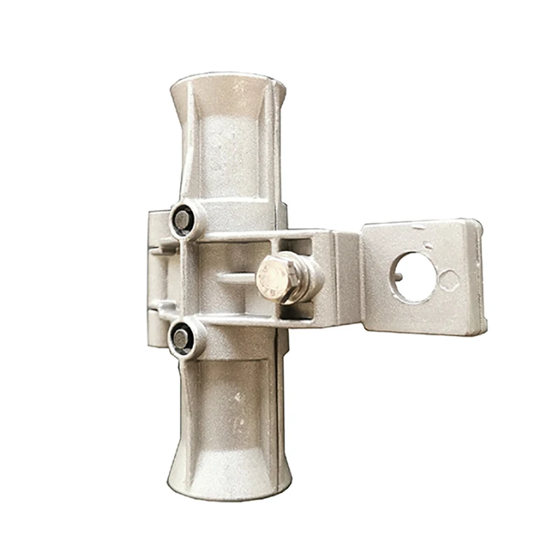 Dead End Aluminium suspension overhead ADSS fiber optic cable clamp