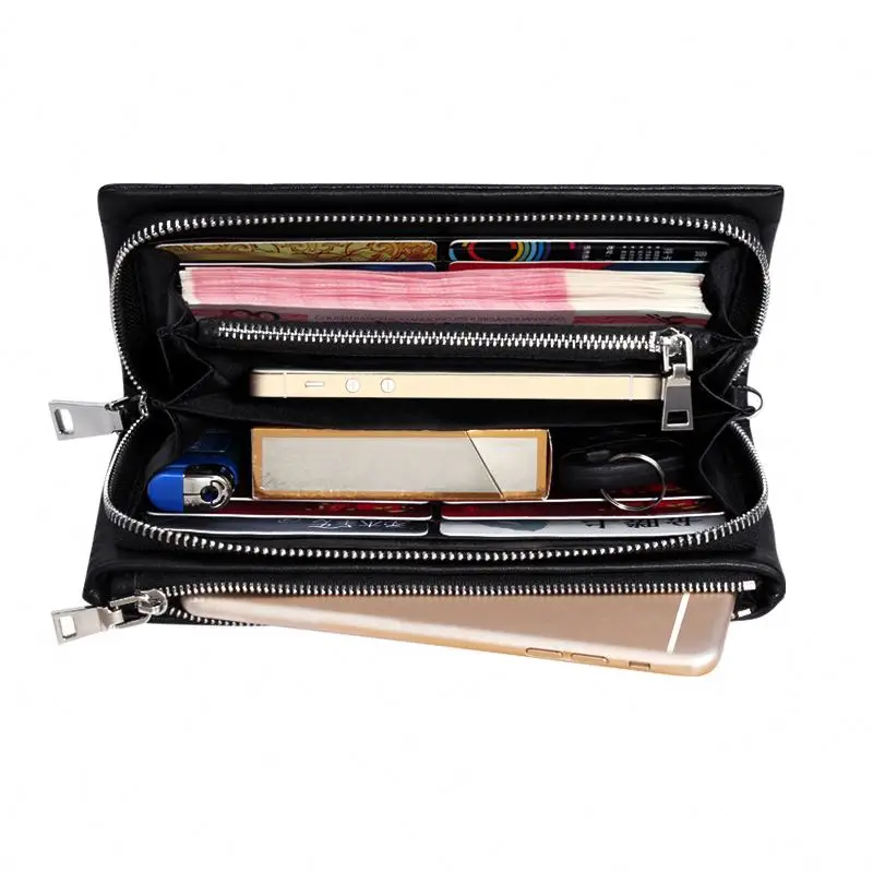 Cheap Fashion Hot Sale Top End Quality Real Cow Leather Personalized Custom Unisex Oem Man Leather Wallet