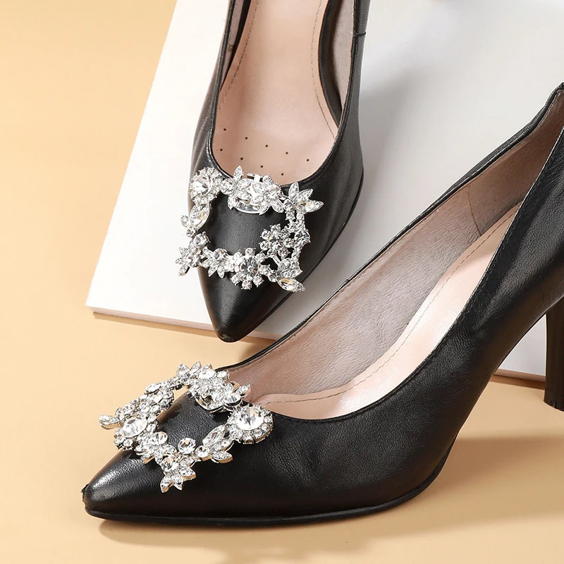 Fashion Crystal Style DIY Shoe Embellishments Craft Accessories Shoe Clips Bridal Shoe Buckles for wedding decoration