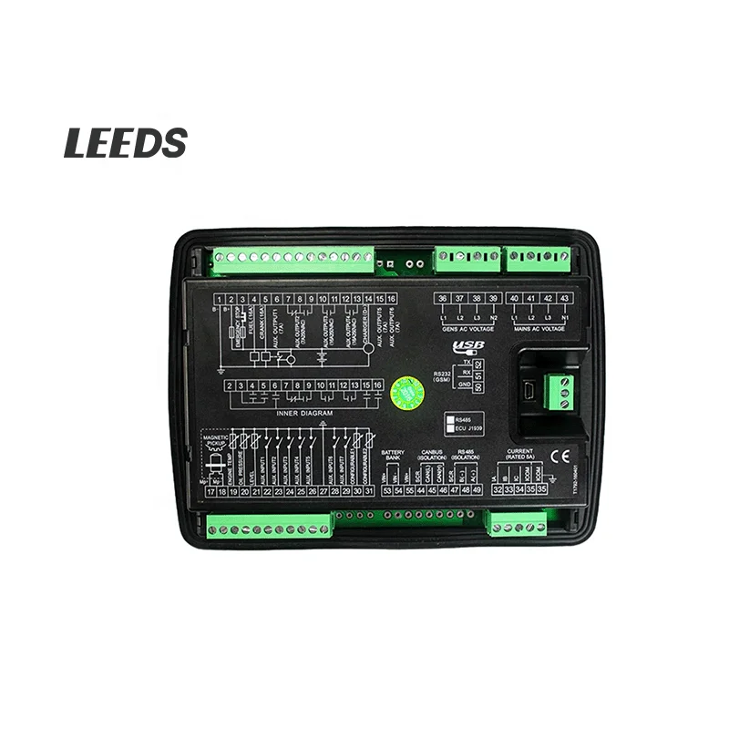 LXC6120N AMF diesel generator set controller LCD auto start controller genset parts electronic cuircuit board panel