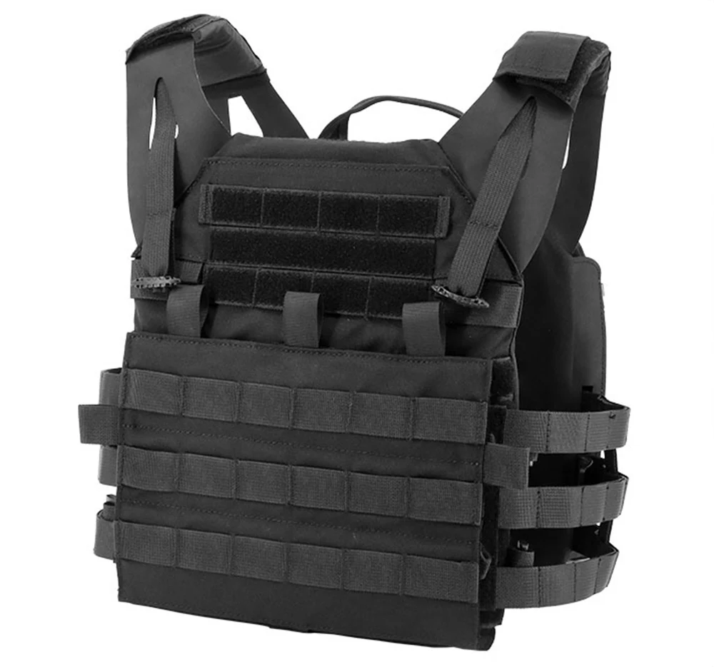 Multi Function 500D Nylon Durable Plate Carrier Lightweight Mini Tactical Vest with pouches