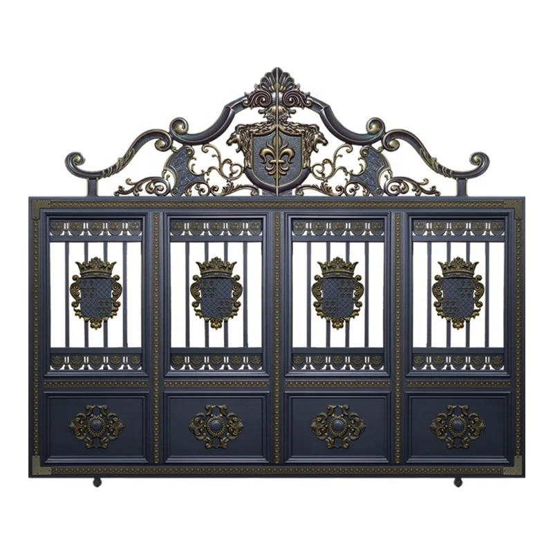  Изготовленные на заказ низкая цена оптовая продажа алюминиевый садовый забор ворота