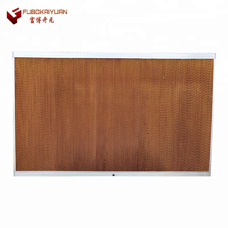 Kraft paper evaporate cooling pad for greenhouse poultry chicken house