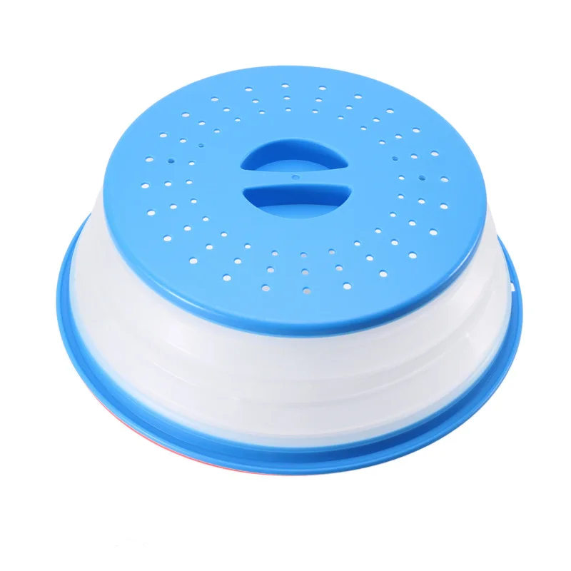 Kitchen Multi Use Plastic Collapsible Microwave Plate Cover Food Cover
