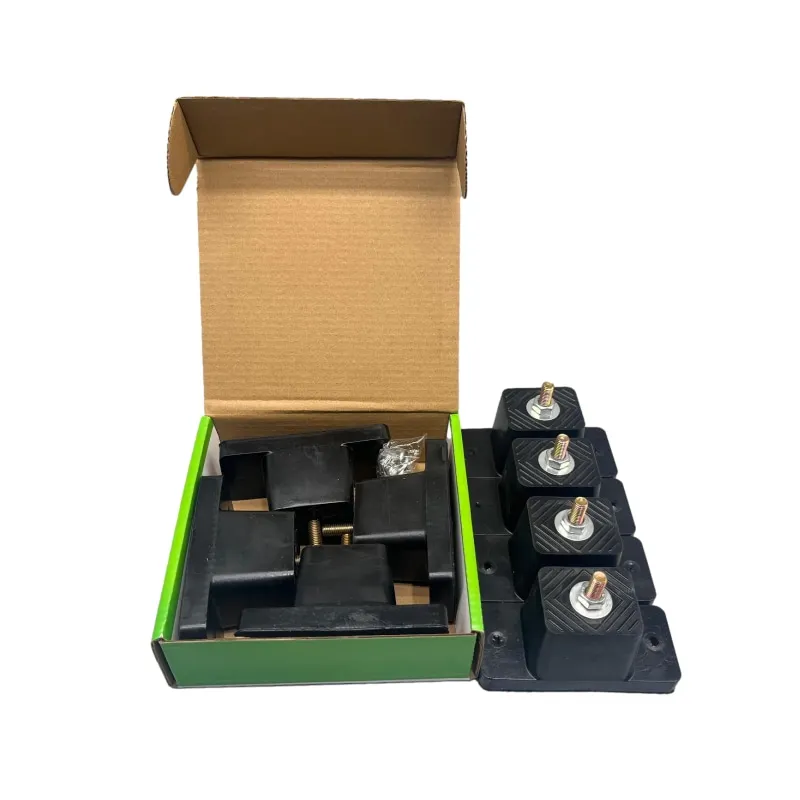 Air conditioning shock pad Thickened anti-noise and anti-slip outdoor unit support foot pad box