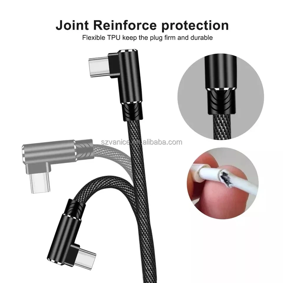 Micro 8PIN Nylon Braided Usb-c To Usb A 2.4a 3a Type C Fast Charger Cable 2.0 Type-c C-type Data Usb Cable