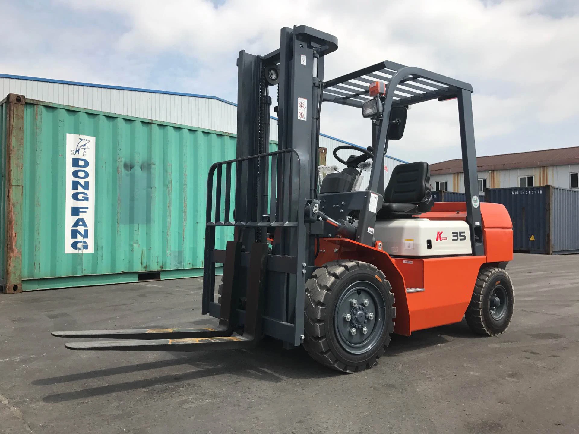 HELI Brand Forklift 3t 3.5T Diesel Forklift CPCD35  With 3-stage Mast and Side Shift for Sale