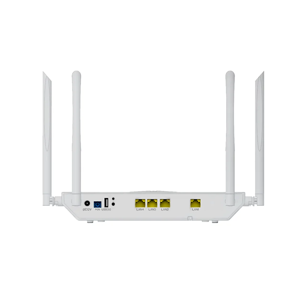 Hot selling 4GE+ WiFi6 XPON ONU support dual-mode EPON ONU Pro 4G router Outdoor Antenna WiFi6 ONT