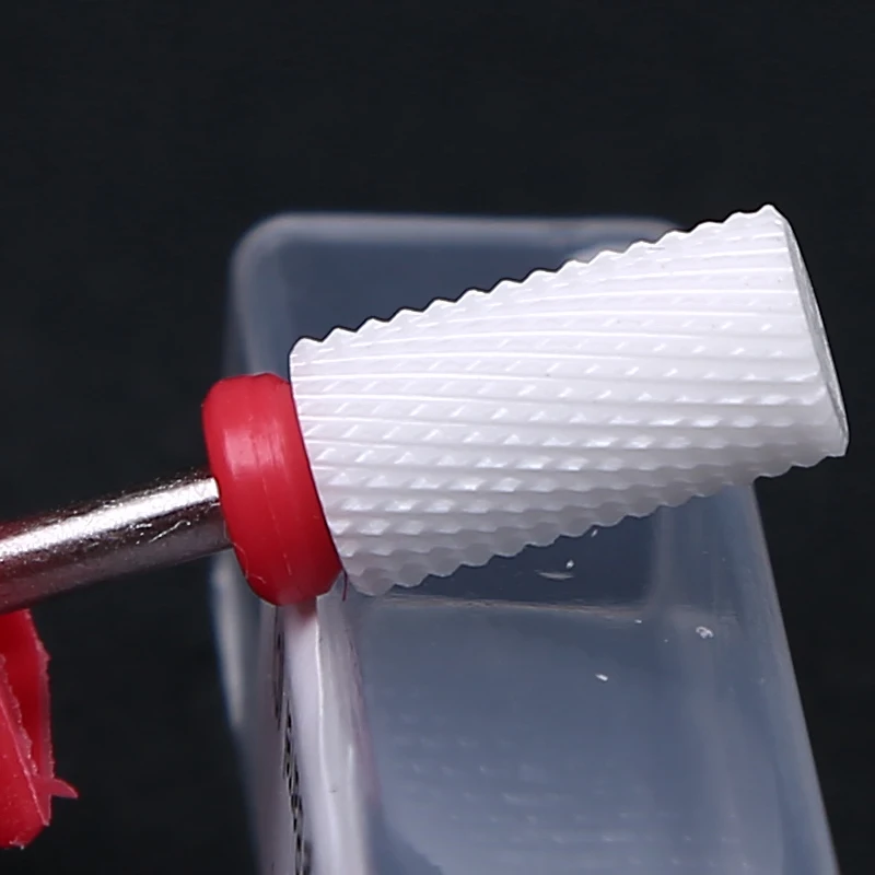 Cone Carbide Nails Drill Bit Rotary Burr Cuticle Clean Bits Milling Cutter For Manicure Nail Salon Tools