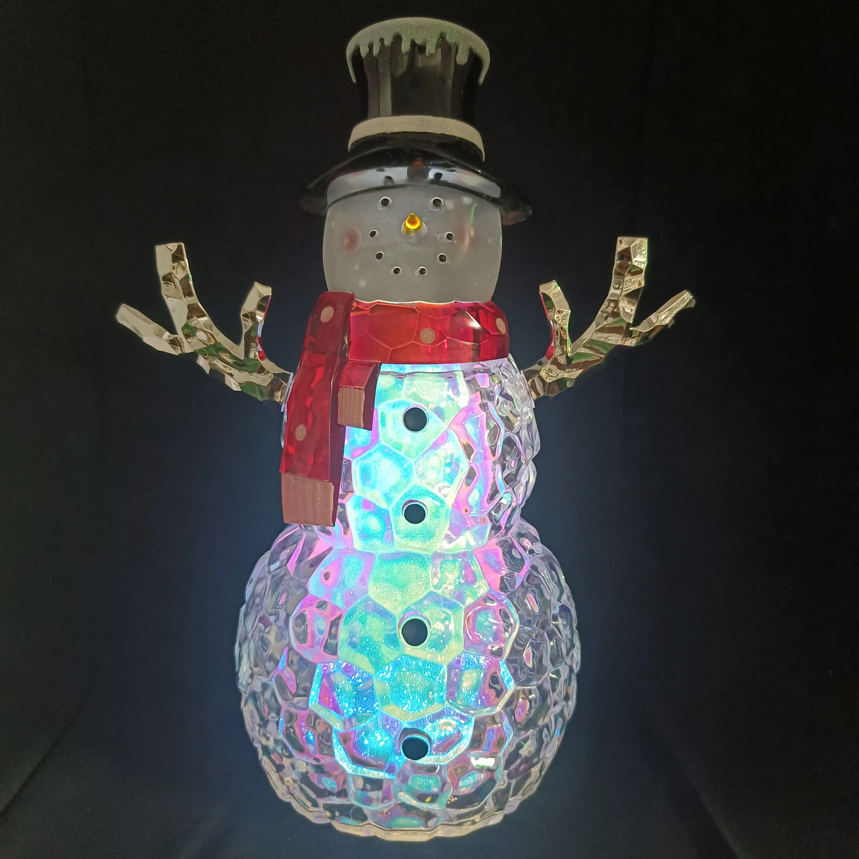 2024 Factory price wholesale acrylic Christmas snowman led Christmas lights