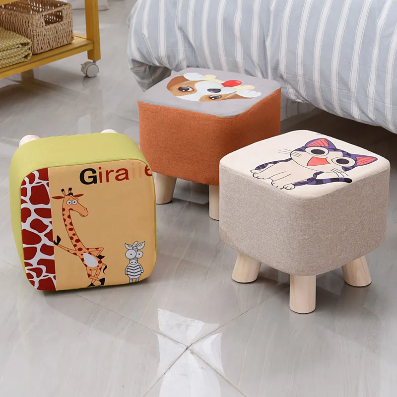 silya sa kainan maliit na bilog na kahoy na dumi ng tao mga bata upuan