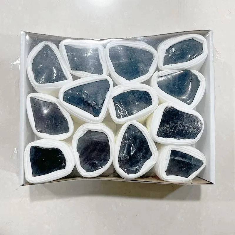 Hot selling  rough stone mineral specimens set raw gemstone healing stones set with box