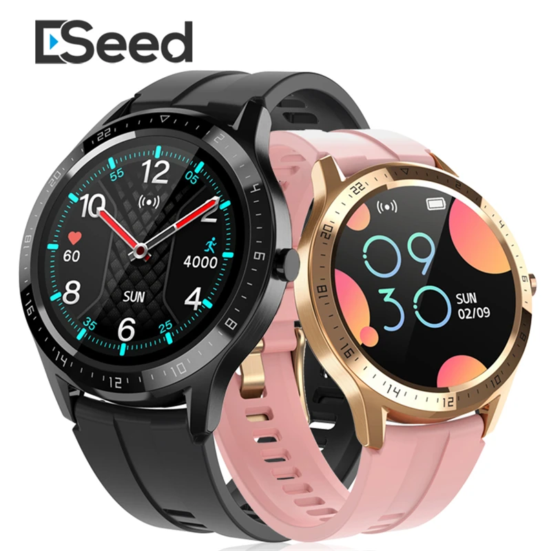 ESeed S21 спортивные Смарт-часы с полноэкранным сенсорным экраном для мужчин с поддержкой управления фотографиями информация о погоде Смарт-часы браслет для Android IOS