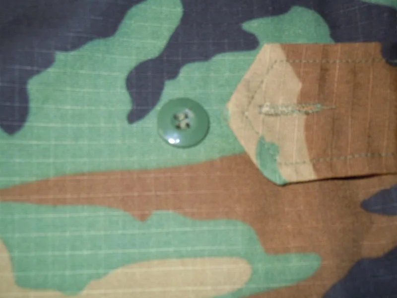 
vietnam style BDU military uniform set woodland 