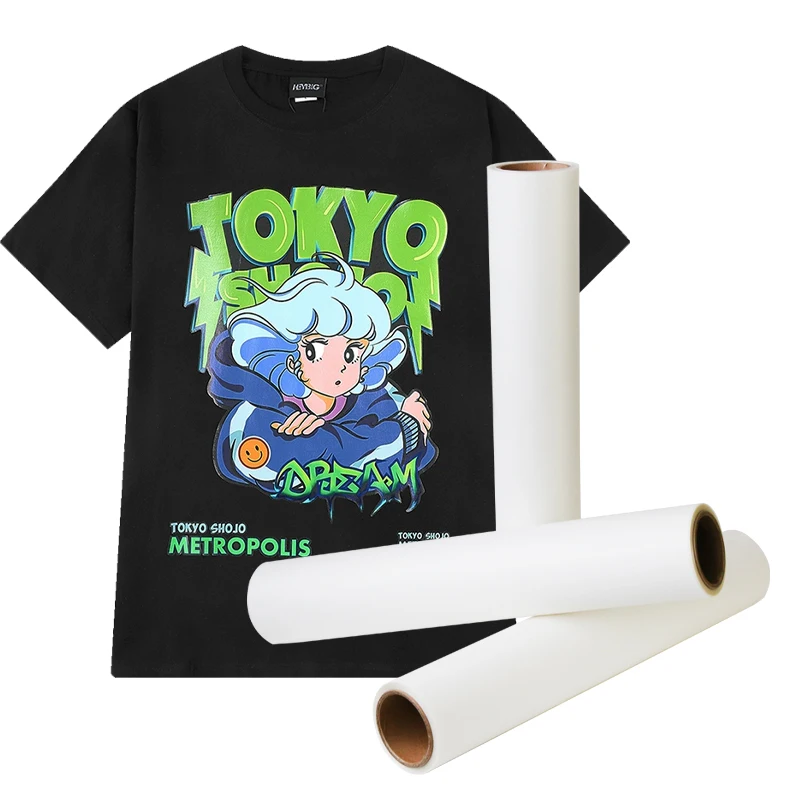 Ready to Ship Festival Style Screen Sticker Plastisol DTF Heat Transfers Iron on Paper Printing Clothing PU High Film 100 Pieces