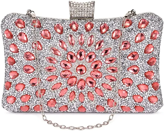 Новинка 2021 вечерние сумки и клатчи с кристаллами для женщин Дамский клатч бусинами стразами кошелек роскошная женская свадебная