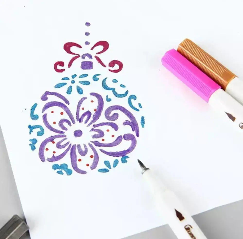 
DIY painting craft art template ,reusable plastic stencil for scrapbooking embossing stamping album card 