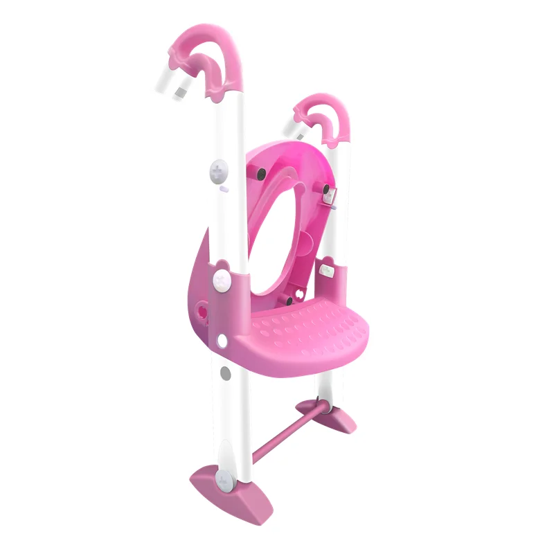 Adjustable Potty Training with Ladder Plastic Kids Toilet Seat Baby Stair Potty