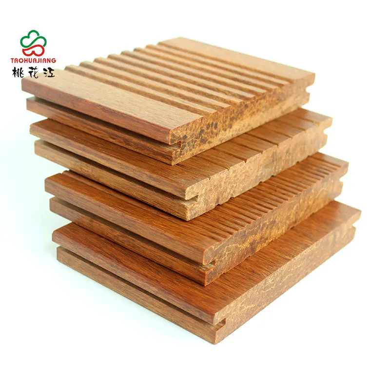 High Compressive Strength Strand Woven Cheap Bamboo Flooring , Bamboo Parquet Flooring , Cheap Bamboo Flooring