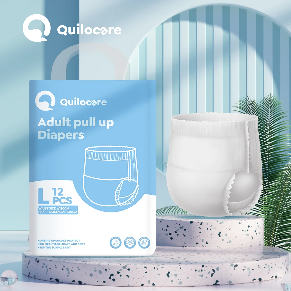 Premium Quality Hospital Home Overnight Use Disposable Adult Pant Diaper Super Thick Elderly Adult Training Diaper Pull Up