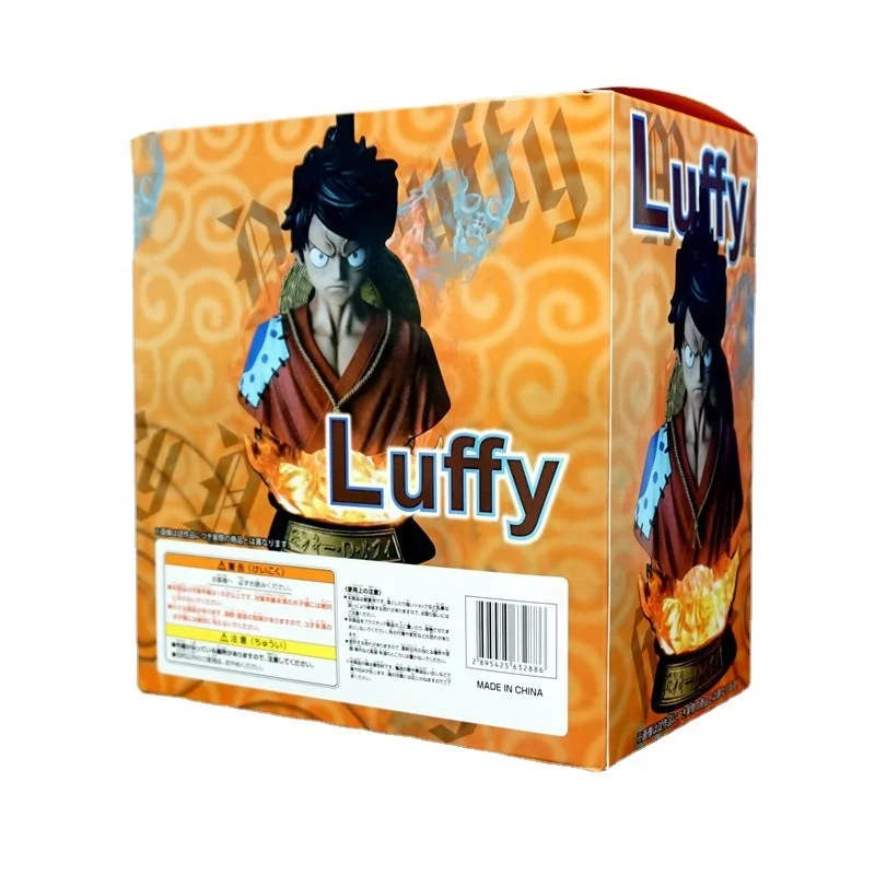 One Piece GK Zoro Luffy Bust Wano Kuni Kimono Luminous Figure Model Decoration Gift