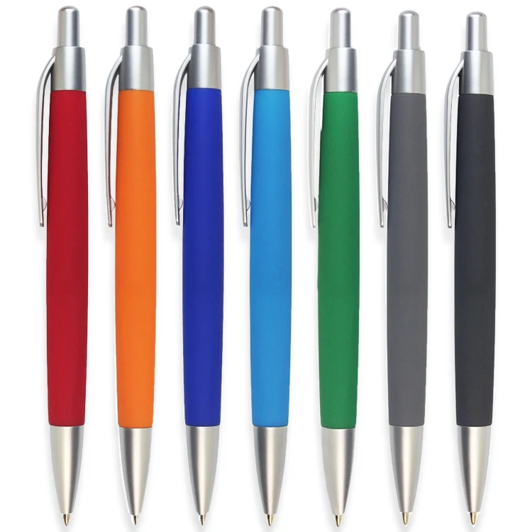 Multifunction Ball Stylus Metal Soft Touch Screen Pen 2 In 1 With Custom Logo Ballpoint Pens
